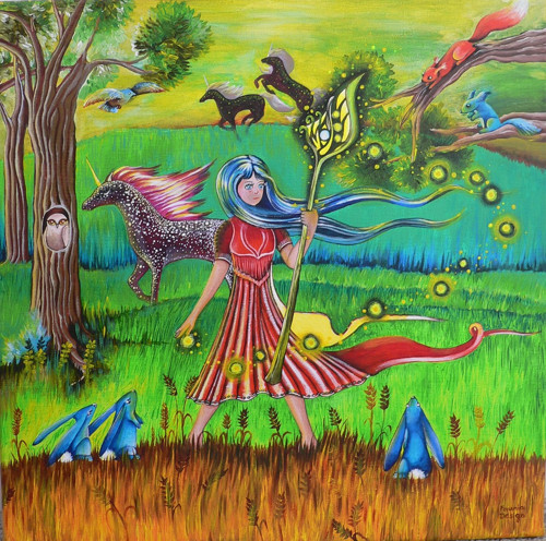Podzimní kouzlení - 40x40cm — foto 6