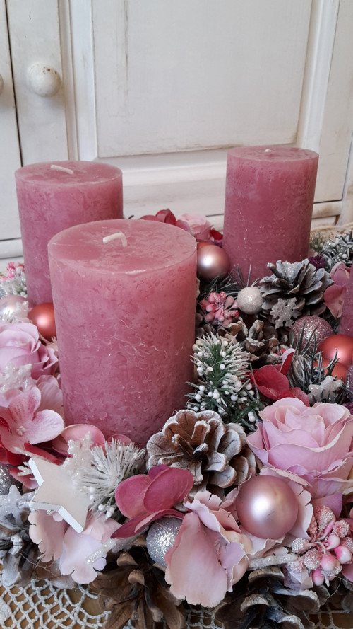 Velký luxusní adventní věnec — foto 4
