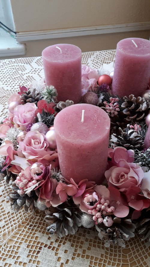 Velký luxusní adventní věnec — foto 3