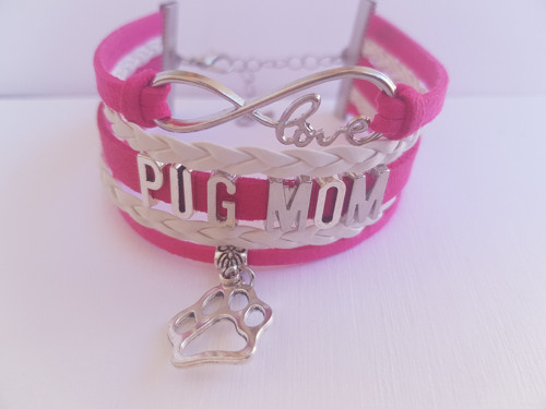 Náramek Pug mom — foto 2