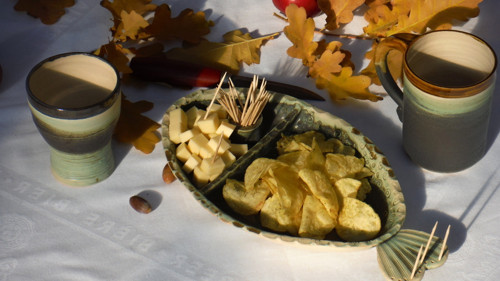 Podnos - svícen ...." Rybka stolní" — foto 6