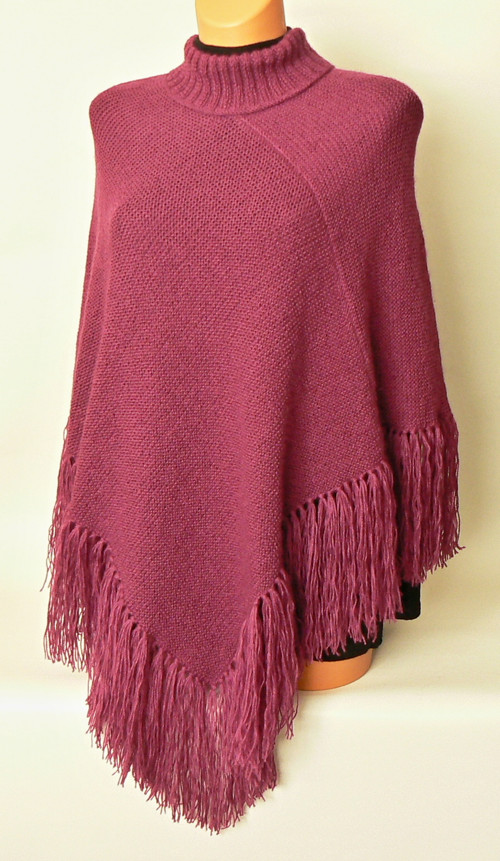 Rolákové pončo MOHAIR — foto 2