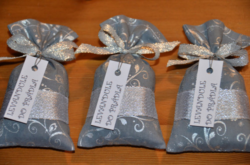 Vánoční levandule - stříbrný ornament — foto 3