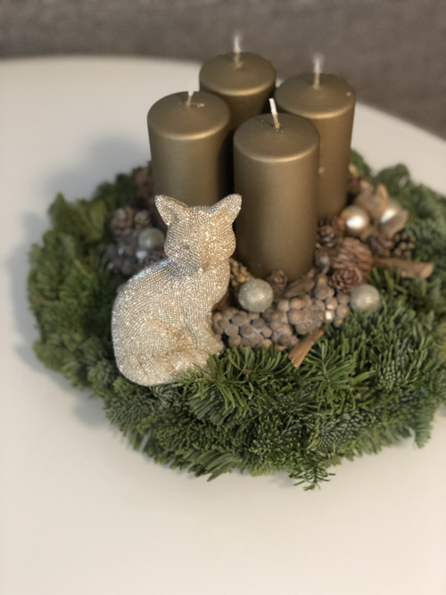 Zelený adventní věnec FOX — foto 3