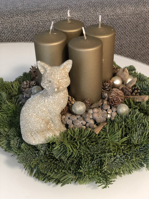 Zelený adventní věnec FOX — foto 4