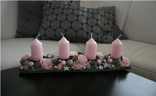 Adventní štola růžová — foto 3