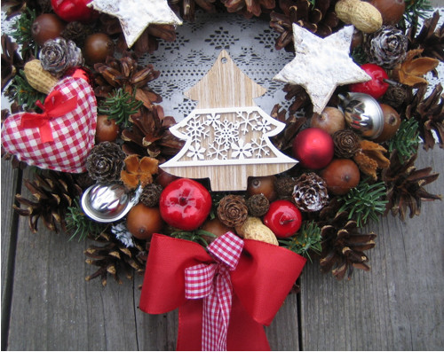 Adventní věnec se stromečkem — foto 3
