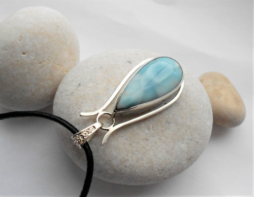 Blankytný - larimar - Ag — foto 4