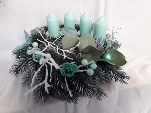 Adventní věnec "Máta+ eucalyptus" — foto 3
