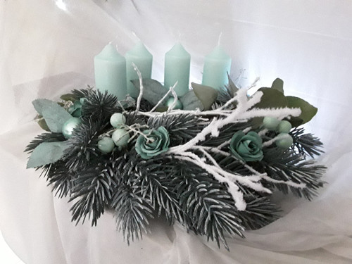 Adventní věnec "Máta+ eucalyptus" — foto 4