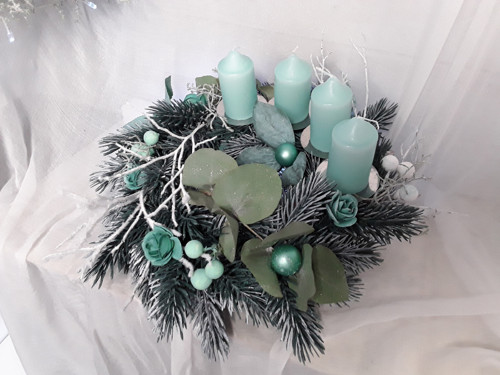 Adventní věnec "Máta+ eucalyptus" — foto 6