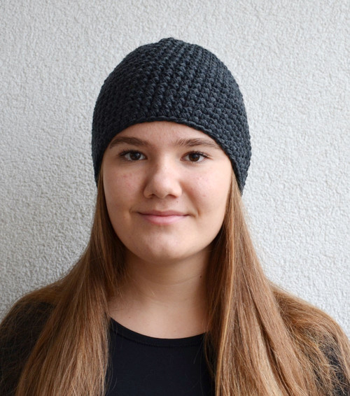 Pánská háčkovaná čepice, Merino — foto 3