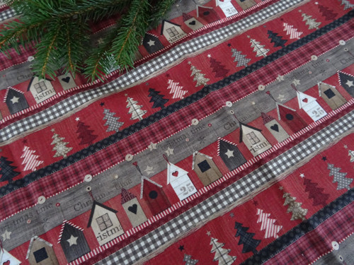 CHRISTMAS TIME ... STŘEDOVÝ UBRUS 75 x 75 cm — foto 3