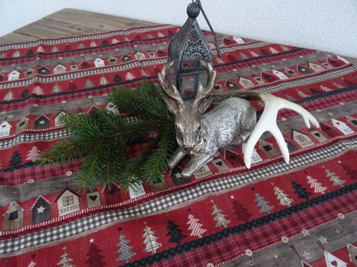 CHRISTMAS TIME ... STŘEDOVÝ UBRUS 75 x 75 cm — foto 4