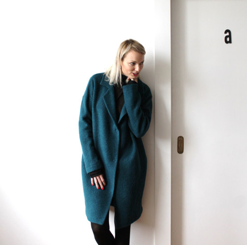 . zen coat . vařená vlna . — foto 2