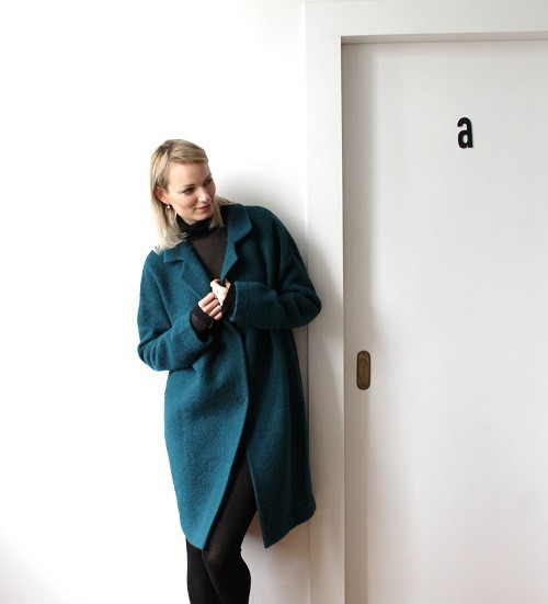 . zen coat . vařená vlna . — foto 3