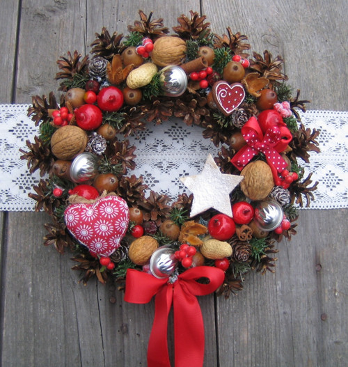 Adventní věneček tradičně — foto 2