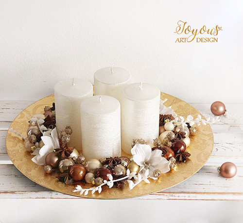 Luxusní adventní svícen — foto 2