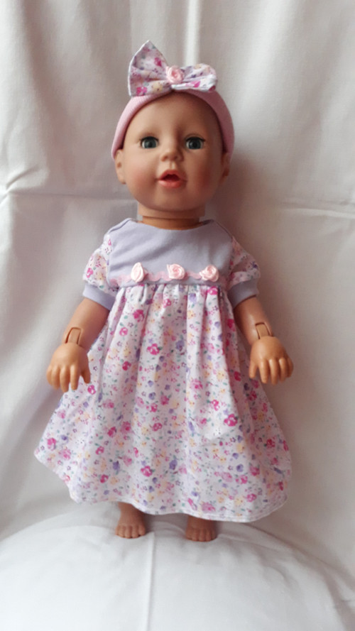 Šatičky s čelenkou chou chou 43 cm — foto 2