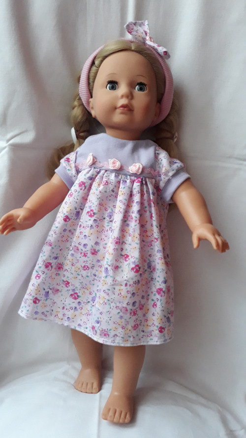 Šatičky s čelenkou chou chou 43 cm — foto 4