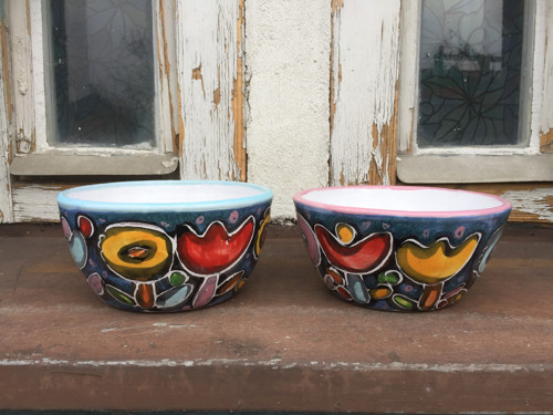 Misky s modrým divnokvítím — foto 2