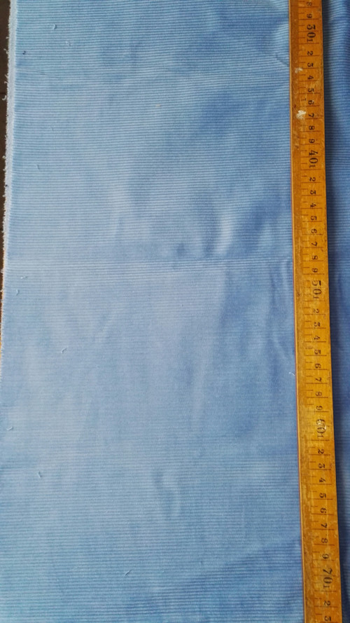 Manšestr Měkký - Světle Blankytně Modrý - — foto 2