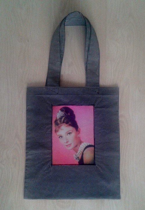 Kostičkovaná taška AUDREY — foto 2