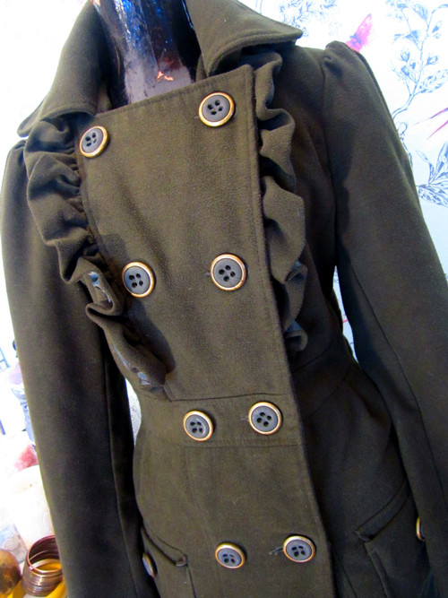 Kabát army&romantic look — foto 2