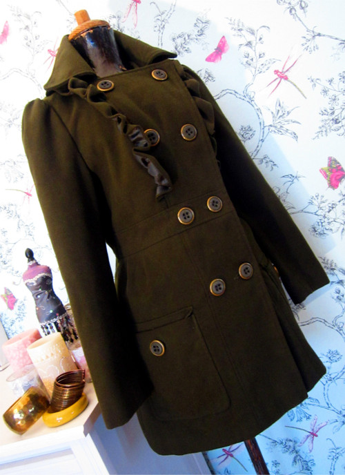 Kabát army&romantic look — foto 3