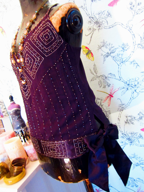 Top Art deco violet — foto 2