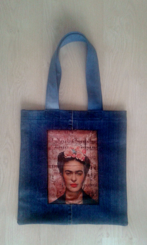 Jeansová taška Frida — foto 3