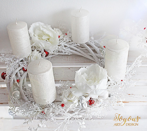 Luxusní adventní věnec — foto 3