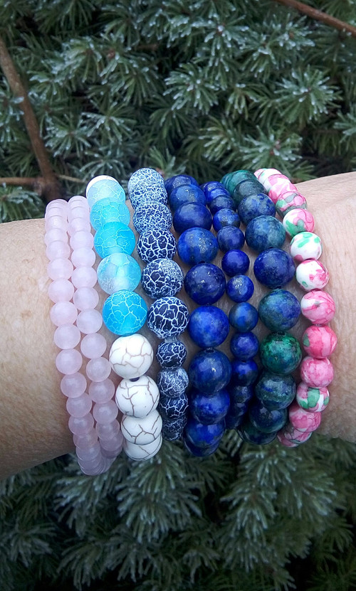 Náramek z lapis lazuli — foto 3