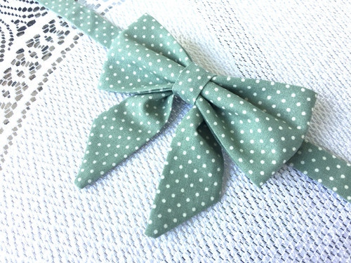 Dark mentol woman bow tie — foto 3