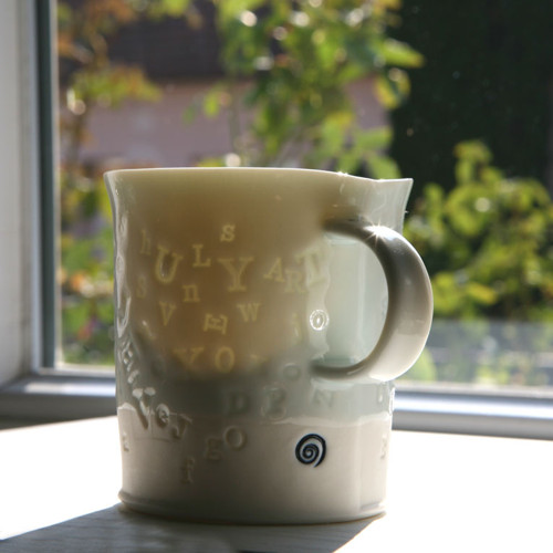 Prosvítavý s písmenky (porcelán) — foto 2