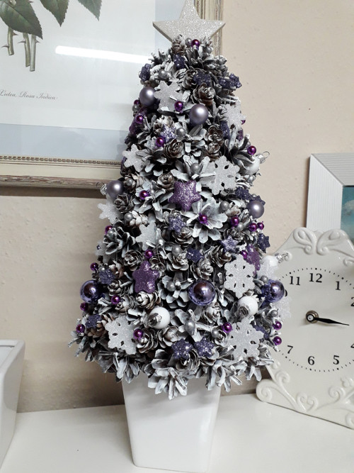 Stříbrný a fialový — foto 3
