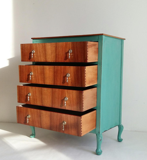 Komoda PASTEL, ořech, patina — foto 4