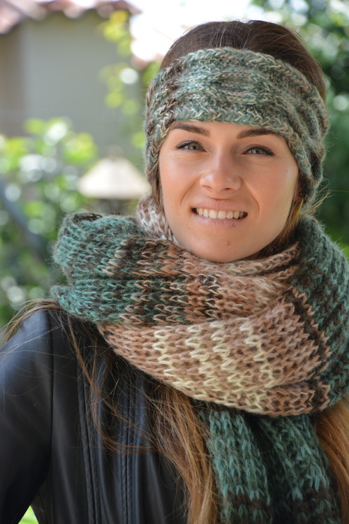 Čelenka melír do zelená — foto 3