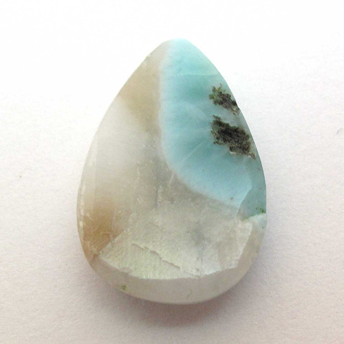Kabošon larimar kapka 19mm — foto 4