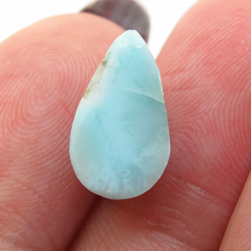 Kabošon larimar kapka 13,7mm — foto 4