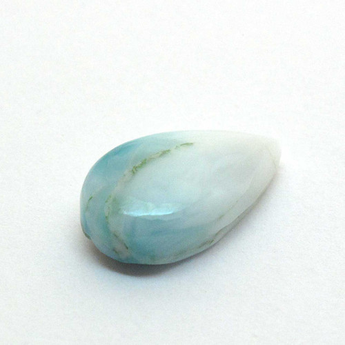Kabošon larimar kapka 16,2mm — foto 3