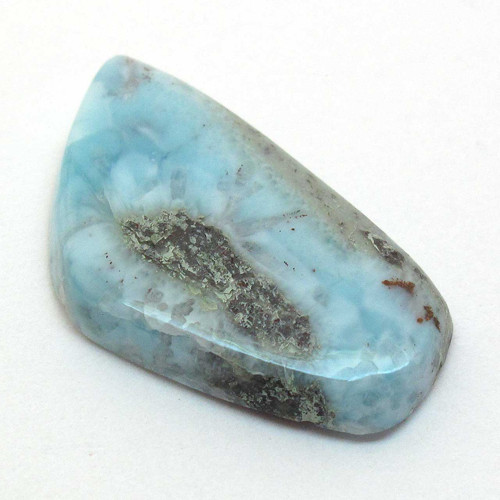 Kabošon larimar nepravidelný 30mm — foto 2