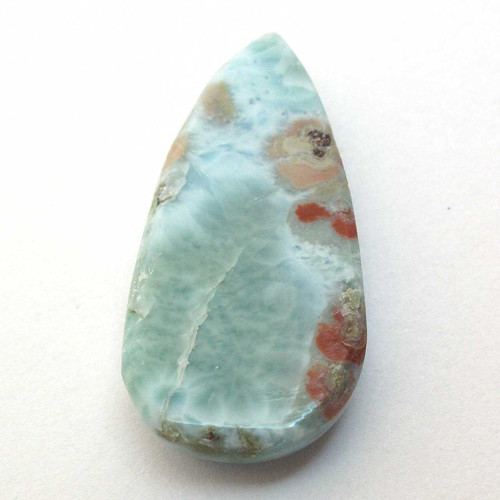 Kabošon larimar kapka 26,6mm — foto 4