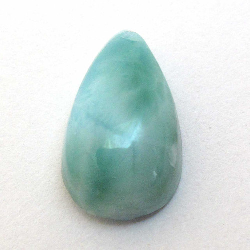 Kabošon larimar kapka 13,6mm — foto 2