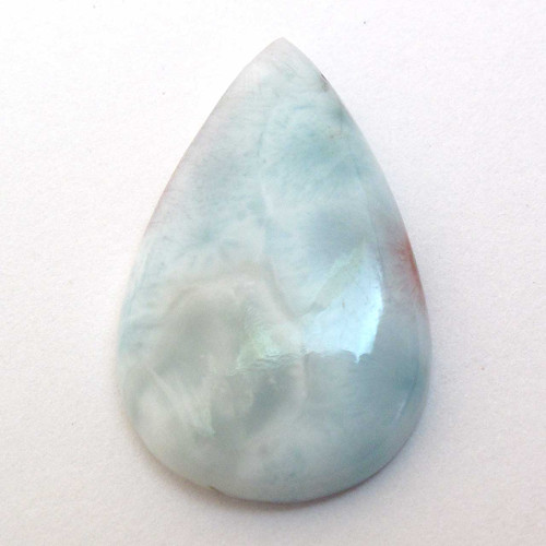 Kabošon larimar kapka 27mm REZERVACE — foto 2