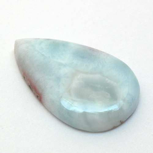 Kabošon larimar kapka 27mm REZERVACE — foto 3