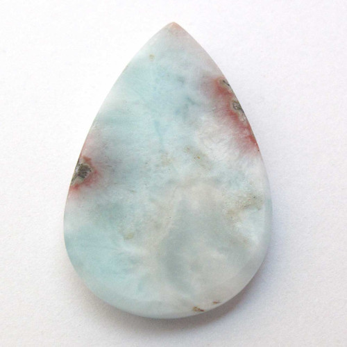 Kabošon larimar kapka 27mm REZERVACE — foto 4