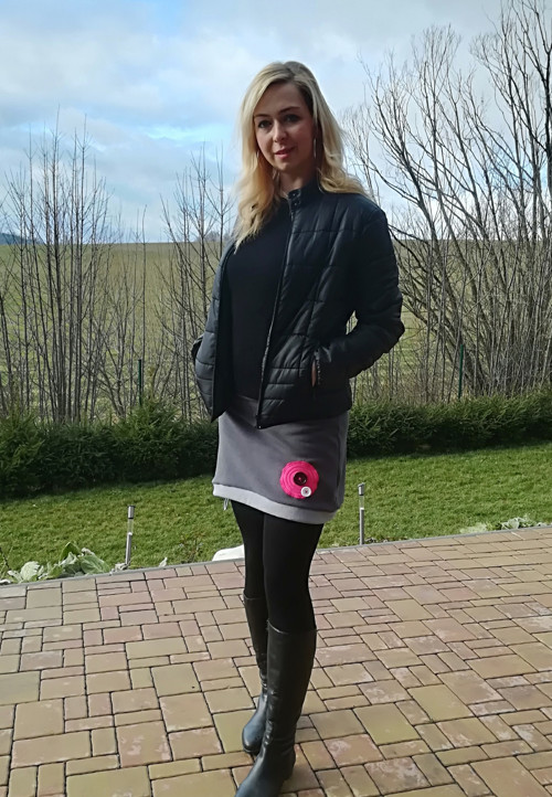 Dámská fleecová sukénka. Vel.38-42 — foto 5