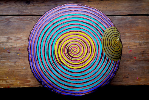 Barevné šustění I. - sedák 45/12cm — foto 2