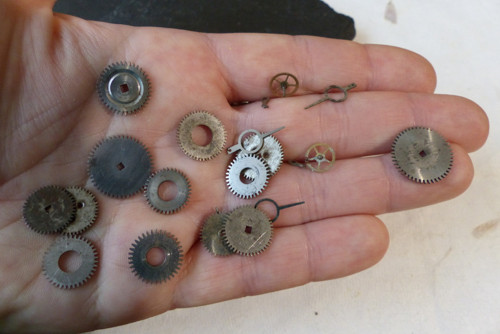 Ozubená kolečka 72..vintage materiál pro steampunk — foto 2